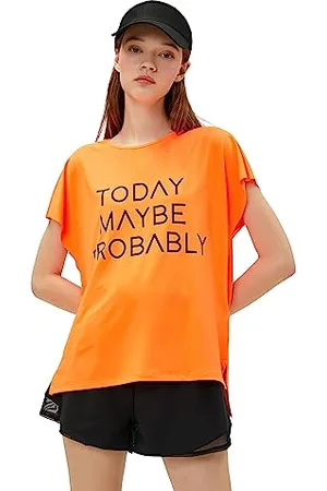 Koton Oversized Sport T-Shirt Slogan Printed, (NY3), M da Donna