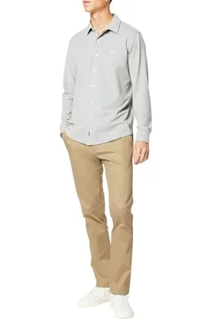 Dockers Signature Khaki Slim Fit Pants Pantaloni, , 32W / 32L Uomo