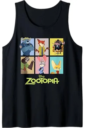 Disney Zootopia Characters Grid Canotta
