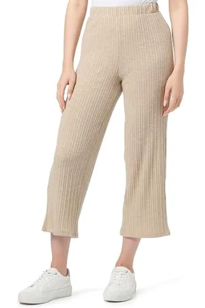 Pieces® Pclena HW-Pantaloni Cropped Tessuto, , L Donna