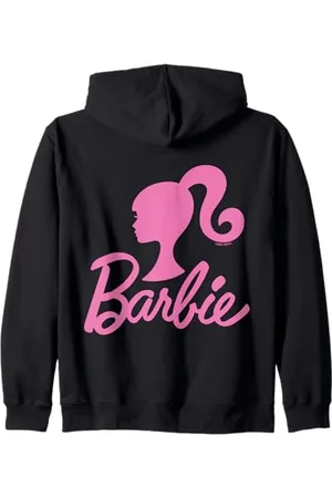 Barbie Logo Rosa Felpa con Cappuccio