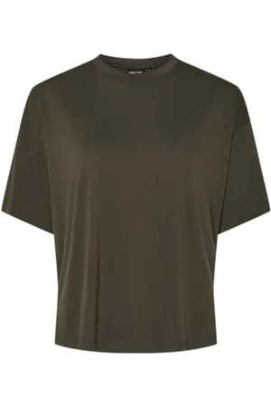 Pieces® Pcanora SS Boxy Top BC T-Shirt, Notte di Foresta, S Donna