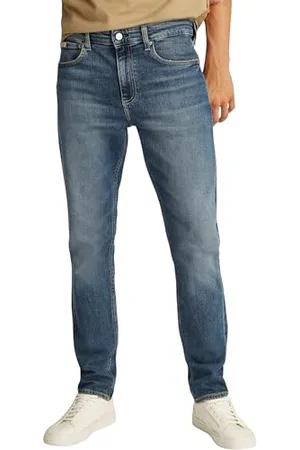 Calvin Klein Uomo Jeans Slim Taper Elasticizzati, Blu ( Dark), 32W/31L