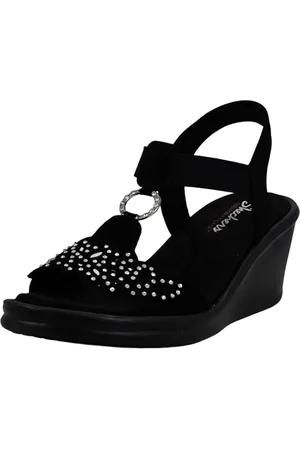Skechers Rumblers-Queen B, Sandali con Zeppa Donna, , 38 EU