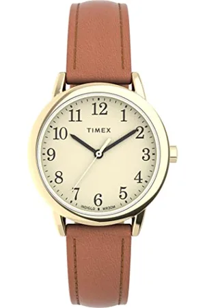 Timex Orologio Easy Reader® da donna con cinturino in pelle da 30 mm TW2V69200