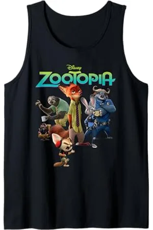 Disney Zootopia Character Group and Logo Canotta