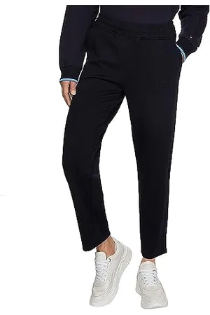 Tommy Hilfiger Pantaloni Donna Tapered Elasticizzati, (Desert Sky), M