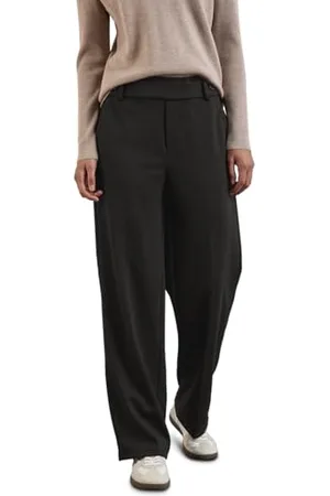Street one A378199, Pantaloni Jacquard Donna, (Black), 40W / 30L