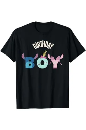 Disney Lilo & Stitch "Birthday Boy" Matching Birthday Party Maglietta