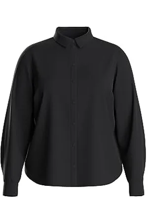 Pieces® PCNOVA LS Shirt Noos BC QX Camicia, Black, 50 Plus Donna