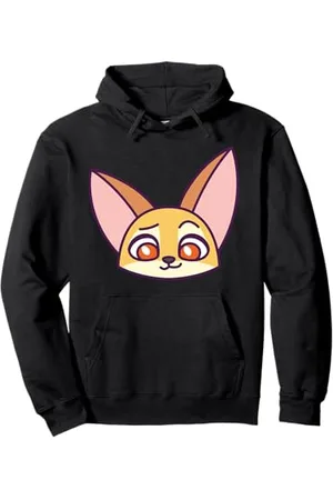 Disney Zootopia Finnick the Fox Cute Kawaii Big Face Costume Felpa con Cappuccio