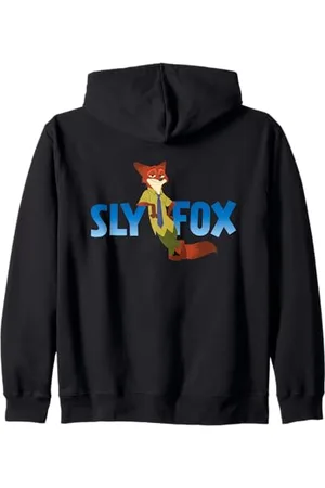 Disney Zootopia Nick Wilde "Sly Fox" Felpa con Cappuccio