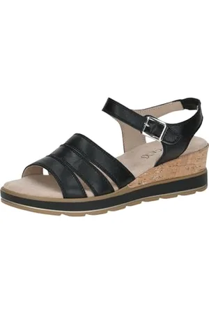 Caprice Damen 9-28711-44, Sandali con Zeppa Donna, , 37 EU
