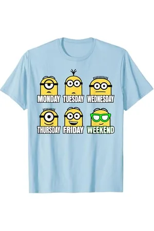 Minions Minions per tutta la settimana Maglietta