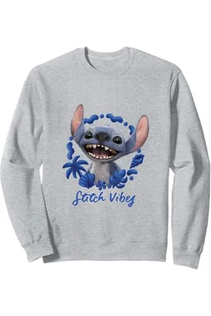 Disney Lilo & Stitch Stitch Vibes Cute Face Portrait Felpa