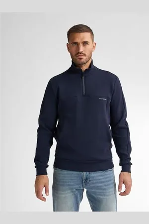 Petrol Industries Men Sweater Collar Zip Felpa, , XXL Unisex-Adulto