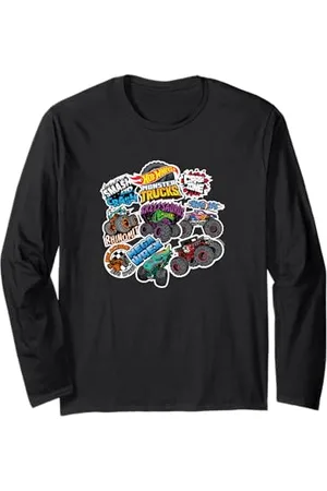Hot Wheels Monster Trucks - Adesivi Maglia a Manica