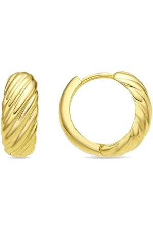 Luxenter Orecchini finitura oro 18k - Usma, Pequeños, Metallo, Nessuna pietra preziosa