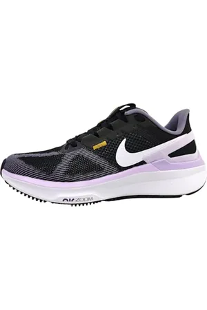 Nike Air Zoom Structure 25, Scarpe da Corsa Donna, Black/White/Daybreak/Lilac Blo, 38.5 EU