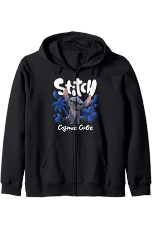 Disney Lilo & Stitch Cosmic Cutie Tropical Logo Felpa con Cappuccio