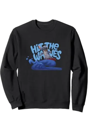 Disney Lilo & Stitch Hit The Waves Surfing Stitch Felpa