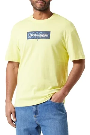 JACK & JONES Jcoaop Print Tee SS Crew Neck T-Shirt, , M Uomo