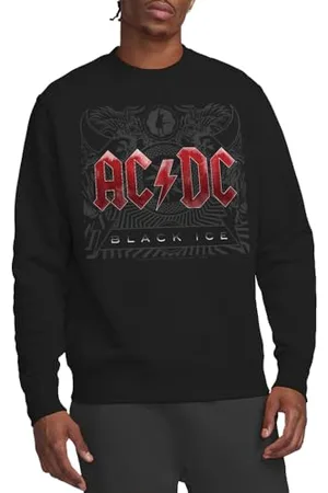 AC/DC Black Ice Crew Sweatshirt Maglia di Tuta, , XXL Unisex-Adulto