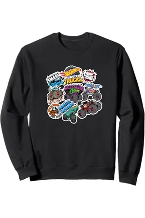 Hot Wheels Monster Trucks - Adesivi Felpa