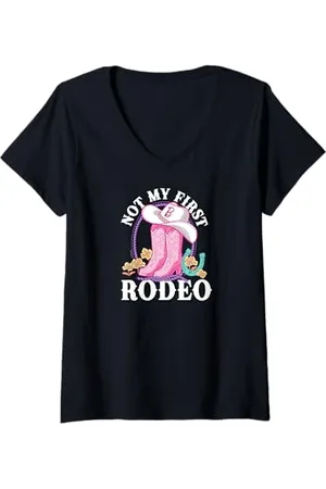 Barbie Donna - Non il mio primo rodeo Maglietta con Collo a V