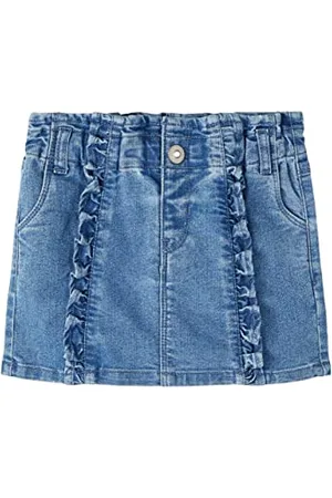 NAME IT NMFBELLA DNM Skirt 1258-FT FB Gonna, , 104 Ragazze