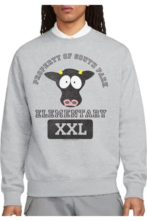 South Park Cows Crew Sweatshirt Maglia di Tuta, (Athletic Heather), XL Unisex-Adulto