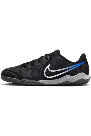 Nike Legend 10 Academy IC, Scarpe da Calcio Uomo, Black/Chrome/Hyper R, 36 EU