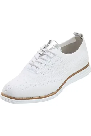 Cole Haan 2.Zerogrand Stitchlite Oxford, Donna, Optic White Knit Optic White, 44 2/3 EU