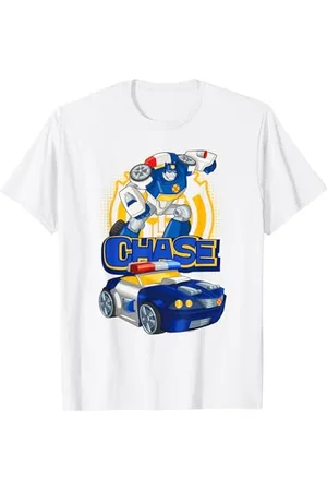 TRANSFORMERS Rescue Bots Chase Maglietta