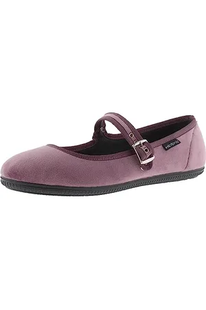 victoria Ballerine Oda Velluto & Bordo Abbinato & Fibbia 104913 per Donna 35