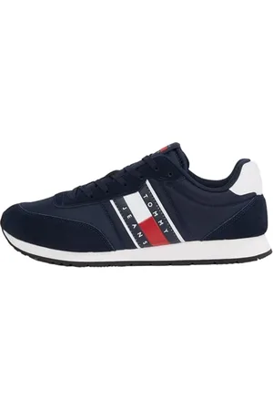 Tommy Hilfiger Sneakers da Runner Uomo Scarpe Sportive, Blu (Dark Night Navy), 45