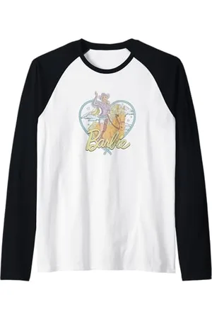 Barbie Cuore Occidentale Maglia con Maniche Raglan
