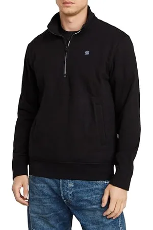 G-Star Uomo Nifous Half Zip Sweater, (dk black D26305-D566-6484), M