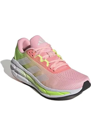 adidas Questar 3 Running Shoes, Scarpe da Corsa Donna, Pink Spark/Halo Silver/Lucid Lemon, 42 2/3 EU