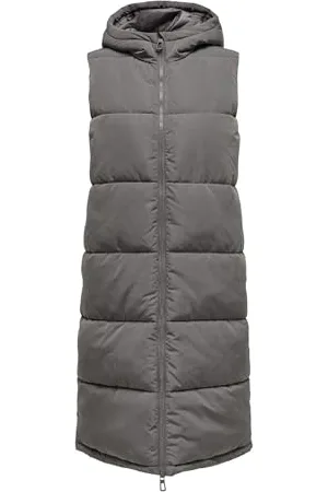 ONLY Onlalina Long Waistcoat Otw Noos Cappotto, , XS Donna