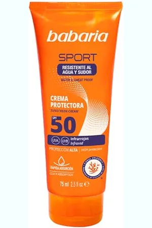 Babaria Sport Crema Spf50 75ml, Protezione Solare Viso Unisex Adulto, , Estándar
