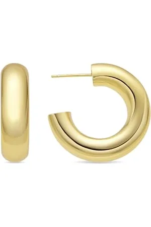 Luxenter Orecchini finitura oro 18k - Thea, Pequeños, Metallo, Nessuna pietra preziosa