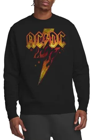 AC/DC Fire Bolt Crew Sweatshirt Maglia di Tuta, , XL Unisex-Adulto