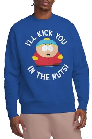South Park Kick You in The Nuts Crew Sweatshirt Maglia di Tuta, , S Unisex-Adulto