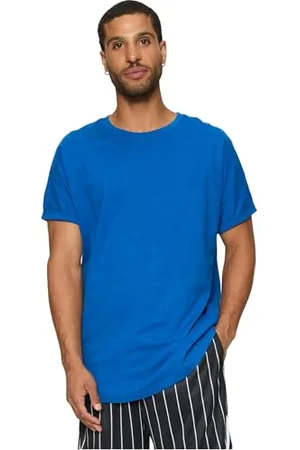 Urban classics Confezione da 2 Magliette a Forma di Risvolto, Pre-confezionate T-Shirt, , M Uomo