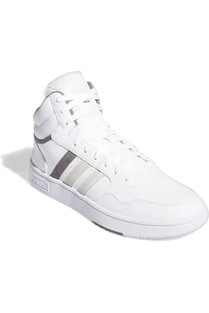 adidas Hoops 3.0 Mid Classic Vintage Shoes, Scarpe Uomo, Cloud White/Orbit Grey/Putty Grey, 46 EU