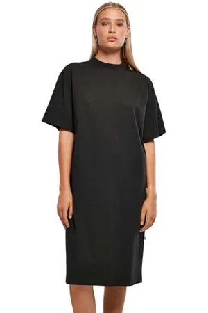 Urban classics Vestito Donna in Cotone Organico, Abito Oversize a Mezze Maniche, Vestito Primaverile Estivo, Disponibile in Diversi Colori e Taglie XS - 5XL