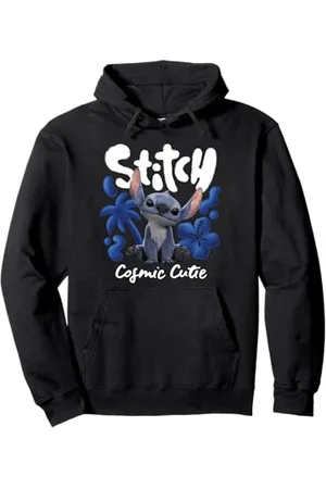 Disney Lilo & Stitch Cosmic Cutie Tropical Logo Felpa con Cappuccio