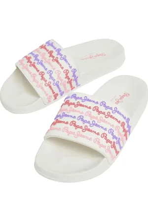 Pepe Jeans Slider Set W, Ciabatte infradito Donna, Bianco (bianco sporco), 36 EU