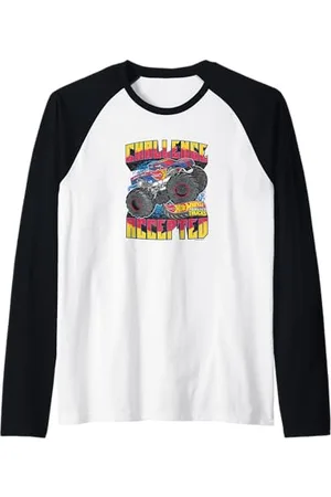 Hot Wheels Monster Trucks - Sfida accettata Maglia con Maniche Raglan